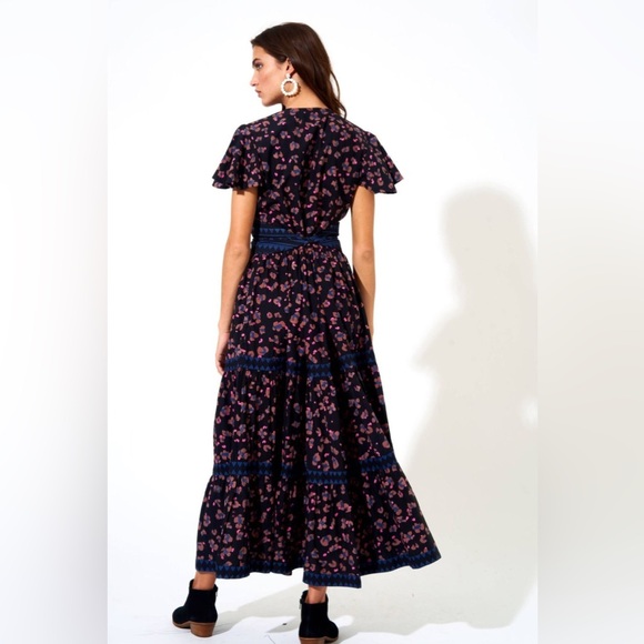 Oliphant Maxi dress in black leopard - Picture 2 of 4